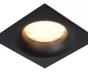 Lucide LED inbouwspot zwart - IP44 spatwaterdicht - GU10 fitting