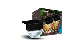 LED Wandlamp Solar - IP44 6lm - 4000K helder wit + RGB - Duo-pack LED Wandlamp Solar - IP44 6lm - 4000K helder wit + RGB - Duo-pack