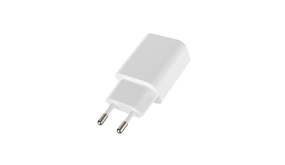 USB-A + USB-C OPLADER | WIT | 5V | 3A