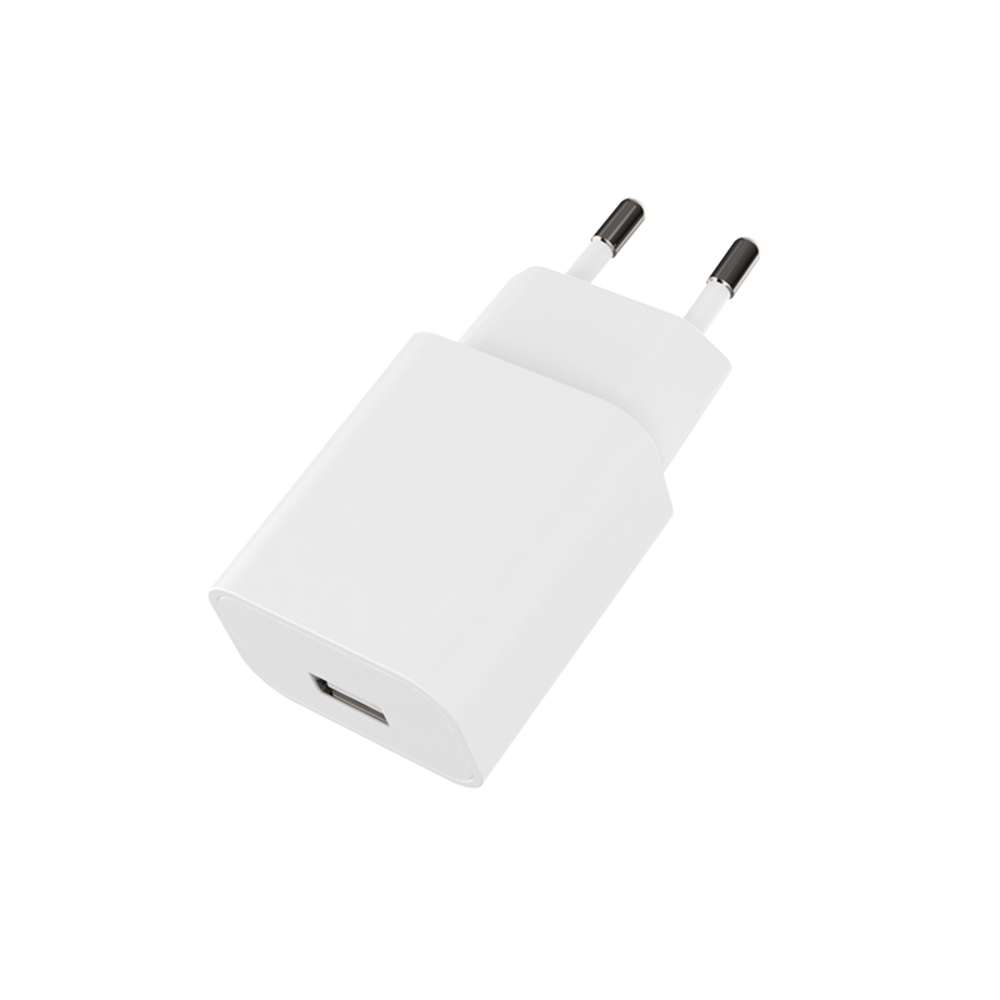 LCB LED Europe USB-A + USB-C OPLADER | WIT | 5V | 3A LCB LED Europe USB-A + USB-C OPLADER | WIT | 5V | 3A