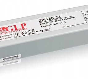 LED voedingsadapter - 24V 60W 2.5A - IP67 Waterdicht LED voedingsadapter - 24V 60W 2.5A - IP67 Waterdicht