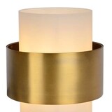 Lucide LED Tafellamp - Â¯ 20 cm - 1xE27 - Mat Goud / Messing