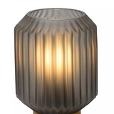 Lucide LED Tafellamp SUENO - Â¯13cm - E14 fitting - Mat Grijs