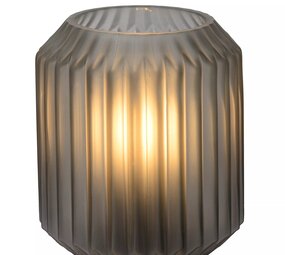 Lucide LED Tafellamp SUENO - Â¯13cm - E14 fitting - Mat Grijs