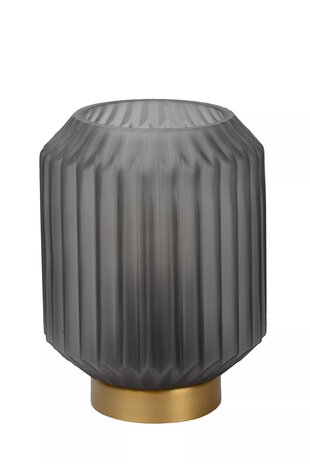 Lucide LED Tafellamp SUENO - ¯13cm - E14 fitting - Mat Grijs Lucide LED Tafellamp SUENO - ¯13cm - E14 fitting - Mat Grijs