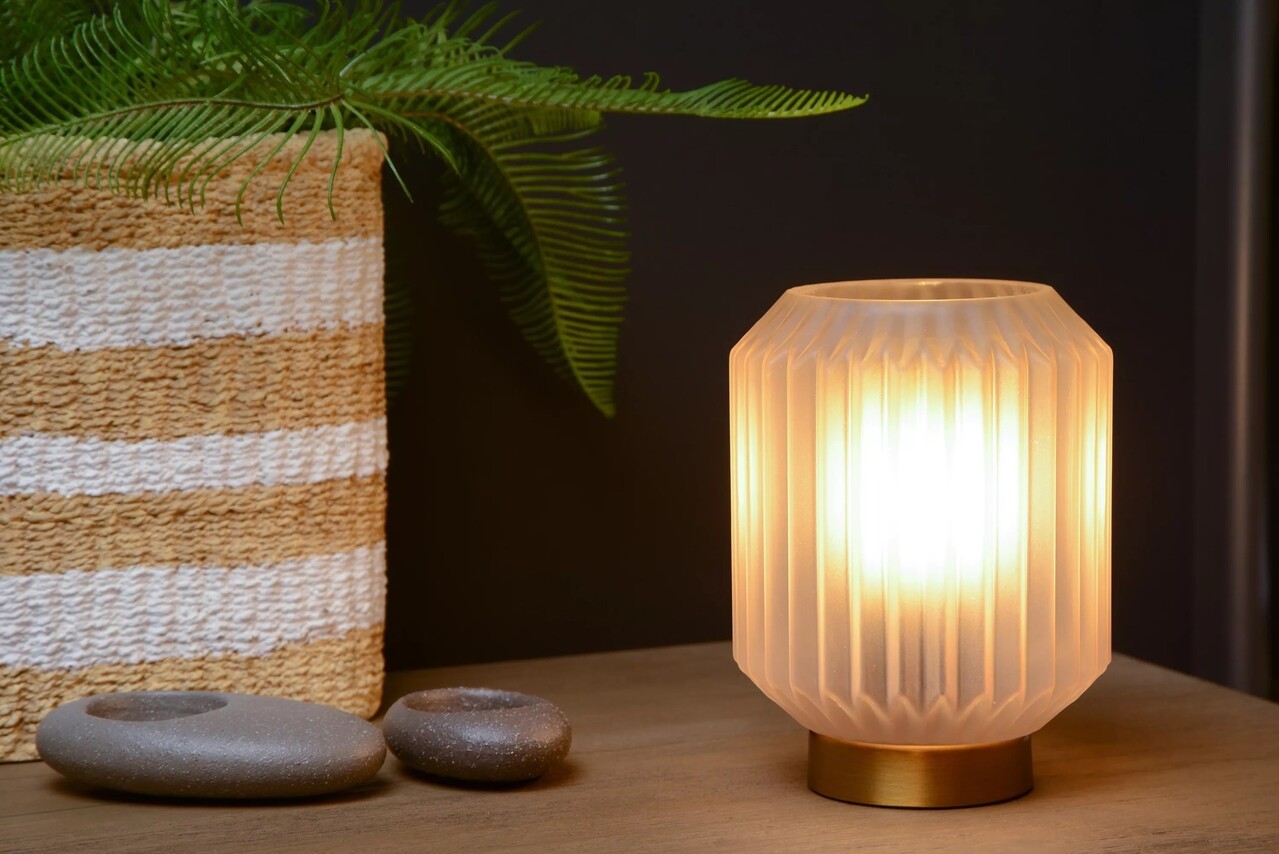 Lucide LED Tafellamp - ¯13 cm - 1xE14 - Wit Lucide LED Tafellamp - ¯13 cm - 1xE14 - Wit