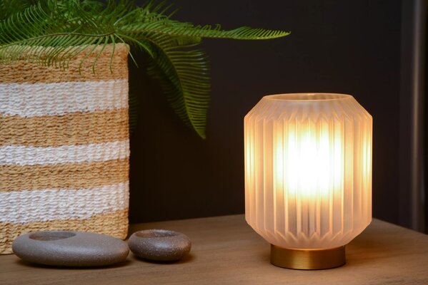 Lucide LED Tafellamp - ¯13 cm - 1xE14 - Wit Lucide LED Tafellamp - ¯13 cm - 1xE14 - Wit