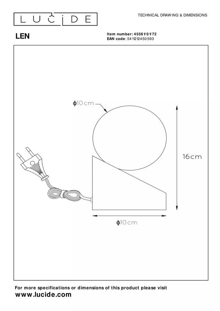 Lucide LED Tafellamp LEN - ¯10 cm - G9 fitting - Licht hout Lucide LED Tafellamp LEN - ¯10 cm - G9 fitting - Licht hout
