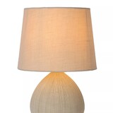 Lucide RAMZI - Tafellamp - Ø 18 cm - 1xE14 - Beige