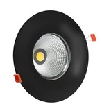 Spectrum voor de installateur LED Downlight IP54 - Zwart - 10W - 840 Helderwit licht - 230v
