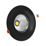 Spectrum voor de installateur: Betaalbare kwaliteit en veelzijdige LED-oplossingen LED Downlight IP54 - Zwart - 10W - 840 Helderwit licht - 230v