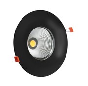 LED Downlight IP54 - Zwart - 10W - 840 Helderwit licht - 230v