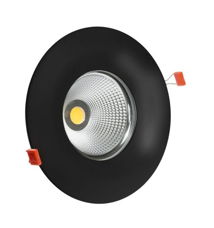 Spectrum LED Downlight IP54 - Zwart - 10W - 840 Helderwit licht - 230v Spectrum LED Downlight IP54 - Zwart - 10W - 840 Helderwit licht - 230v