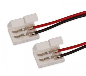 UA LED Strip- 2x klik connector- voor 8mm strips