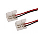 LED Strip 2x klik connector voor 8mm strips LED Strip 2x klik connector voor 8mm strips
