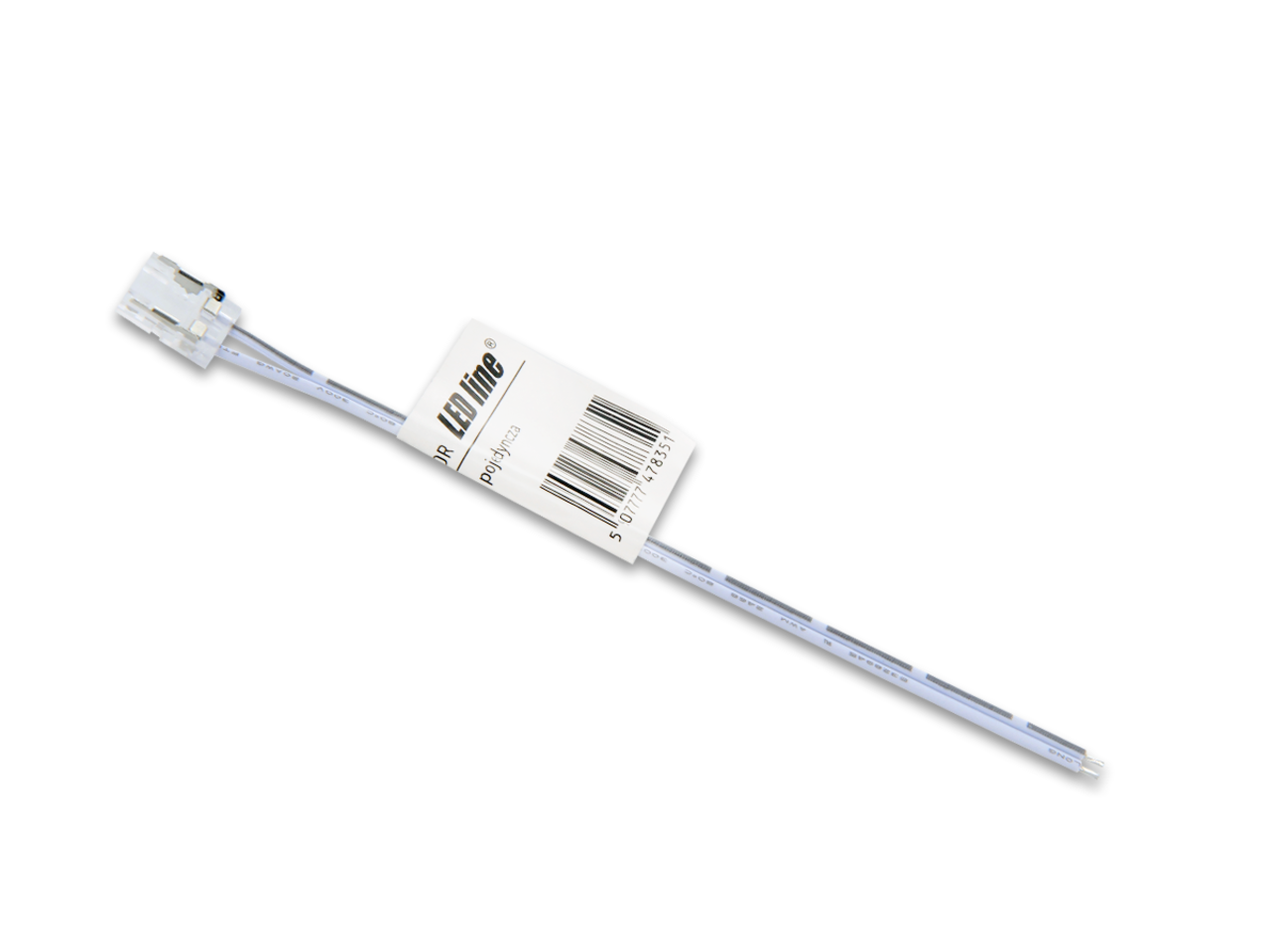 LED strip klik connector 2 PINS 10mm incl. kabel LED strip klik connector 2 PINS 10mm incl. kabel