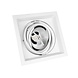 Spectrum voor de installateur LED Inbouwspot armatuur Vierkant - Wit  AR111 -  186MM - 1-Lichts  GU10 Fitting |  Kantelbaar excl. Lichtbron - 186x186x43mm