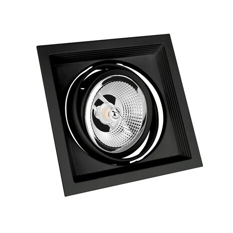Spectrum voor de installateur LED Inbouwspot Maxi UNO - GU10 AR111 - excl. LED spot - mat zwart