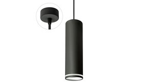 Spectrum voor de installateur: Betaalbare kwaliteit en veelzijdige LED-oplossingen LED hanglamp MADARA RING - 1x GU10 aansluiting - Mat zwart