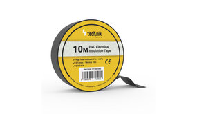 Technik Isolatietape 0,13mm*18mm*10 meter Zwart Technik Isolatietape 0,13mm*18mm*10 meter Zwart