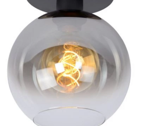 Lucide LED Plafondlamp MARIUS - 1xE27 - Zwart