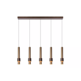 Lucide LED Hanglamp Dimbaar - Margary Brons Koper - 5 Lichts 21W - 2700K warm wit licht - 3 Jaar garantie Lucide LED Hanglamp Dimbaar - Margary Brons Koper - 5 Lichts 21W - 2700K warm wit licht - 3 Jaar garantie