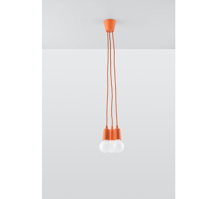 Hanglamp DIEGO 3 orange