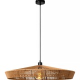 Lucide Lucide YUNKAI - Hanglamp - Â¯ 70 cm - 1xE27 - Licht hout