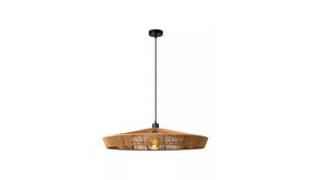 Lucide Lucide YUNKAI - Hanglamp - Â¯ 70 cm - 1xE27 - Licht hout