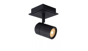 Lucide LENNERT - Plafondspot Badkamer - LED Dimb. - GU10 - 1x5W 3000K - IP44 - Zwart Lucide LENNERT - Plafondspot Badkamer - LED Dimb. - GU10 - 1x5W 3000K - IP44 - Zwart