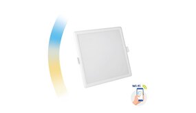 Spectrum voor de installateur WiFi LED - dimbare inbouwspot 22W vierkant - CCT 3000K-6500K - Bediening met de App