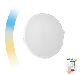 Spectrum voor de installateur WiFi LED - dimbare inbouwspot 22W - CCT 3000K-6500K - Bediening met de App