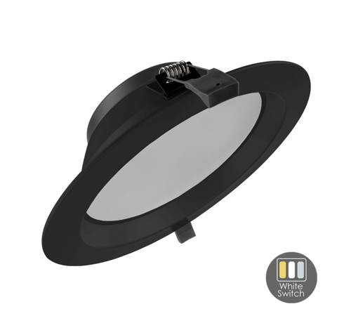 LED Downlight ORTHO - 20W - Zaagmaat ¯192 - White switch - Zwart