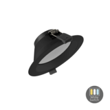 LCB LED LED Downlight 134MM - Zwart - 12W  960Lm - 830-840-865 CCT | Zaagmaat 129mm incl. aansluitstekker 1.5m LCB LED LED Downlight 134MM - Zwart - 12W  960Lm - 830-840-865 CCT | Zaagmaat 129mm incl. aansluitstekker 1.5m
