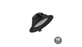 LCB LED LED Downlight 134MM - Zwart - 12W  960Lm - 830-840-865 CCT | Zaagmaat 129mm incl. aansluitstekker 1.5m LCB LED LED Downlight 134MM - Zwart - 12W  960Lm - 830-840-865 CCT | Zaagmaat 129mm incl. aansluitstekker 1.5m