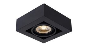 Lucide LED Plafondspot - Dim to warm - GU10 - 1x12W - 2200K-3000K - Zwart Lucide LED Plafondspot - Dim to warm - GU10 - 1x12W - 2200K-3000K - Zwart