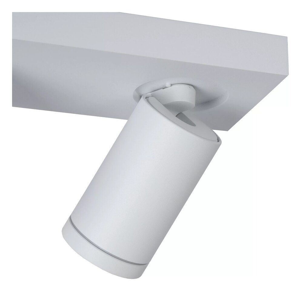 Lucide LED Plafondspot Badkamer - Dim to warm - GU10 - 2x5W - 2200K-3000K - IP44 - Wit Lucide LED Plafondspot Badkamer - Dim to warm - GU10 - 2x5W - 2200K-3000K - IP44 - Wit