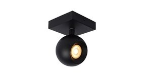 Lucide LED Plafondspot FAVORI - GU10 fitting - Zwart Lucide LED Plafondspot FAVORI - GU10 fitting - Zwart