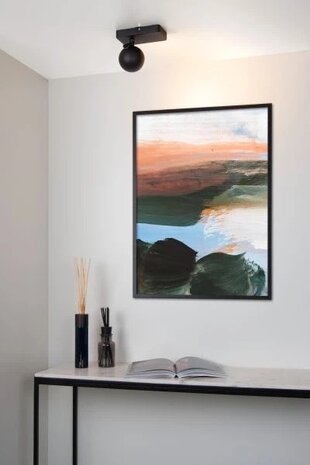 Lucide LED Plafondspot FAVORI - GU10 fitting - Zwart