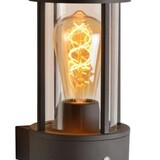 Lucide LED Wandlamp buiten LORI - Â¯120mm - E27 fitting - IP44 - Antraciet