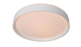 Lucide NURIA - Plafondlamp - Ø 40 cm - LED Dimb. - 1x24W 2700K - 3 StepDim - Wit