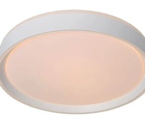 Lucide NURIA - Plafondlamp - Ø 40 cm - LED Dimb. - 1x24W 2700K - 3 StepDim - Wit