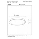 Lucide LED plafonnire NURIA - ¯40cm - 24W - 2700K warm wit licht - 3 Staps dim - Wit Lucide LED plafonnire NURIA - ¯40cm - 24W - 2700K warm wit licht - 3 Staps dim - Wit