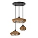 Lucide LED Hanglamp - Licht hout YUNKAI - Ø 60 cm - 3xE27 - Naturel - 3xE27 fitting Lucide LED Hanglamp - Licht hout YUNKAI - Ø 60 cm - 3xE27 - Naturel - 3xE27 fitting
