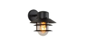 Lucide LED Wandlamp Buiten - 1xE27 - IP44 - Zwart Lucide LED Wandlamp Buiten - 1xE27 - IP44 - Zwart