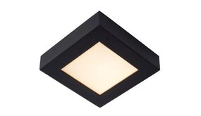 Lucide LED plafonnire Badkamer - Dimbaar - 1x15W - 3000K - IP44 - Zwart Lucide LED plafonnire Badkamer - Dimbaar - 1x15W - 3000K - IP44 - Zwart