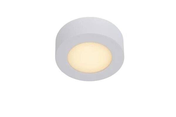 Lucide LED Plafonnière Badkamer - Ø 11,7 cm - DImbaar - 1x8W - 3000K - IP44 - Wit Lucide LED Plafonnière Badkamer - Ø 11,7 cm - DImbaar - 1x8W - 3000K - IP44 - Wit