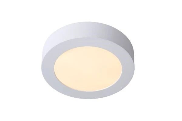 Lucide LED plafonnire Badkamer - Â¯ 18 cm - Dimbaar - 1x12W - 3000K - IP44 - Wit