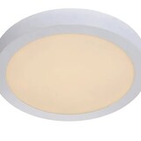 Lucide LED plafonnire Badkamer - Â¯ 30 cm - Dimbaar - 1x30W - 3000K - IP44 - Wit