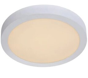 Lucide LED plafonnire Badkamer - Â¯ 30 cm - Dimbaar - 1x30W - 3000K - IP44 - Wit